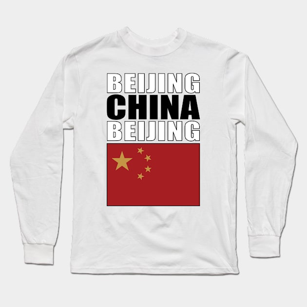 Flag of China Long Sleeve T-Shirt by KewaleeTee